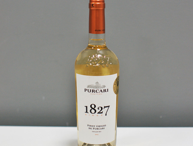 Белое сухое вино Purcari Pinot Grigio 0,75л Фото